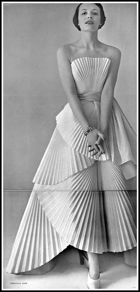 dior pleated dress